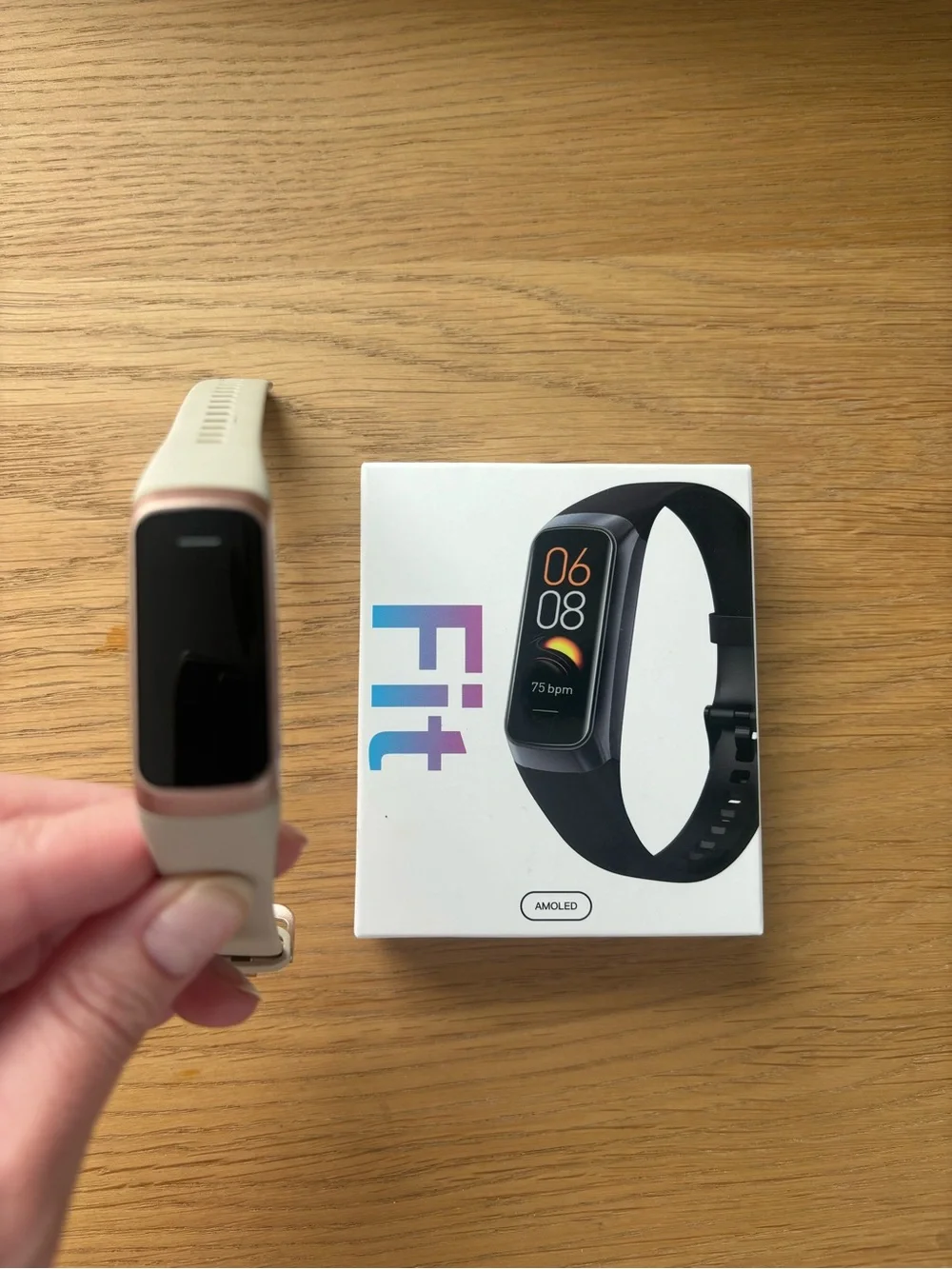 Smart watch Tracker - Rose Gold/Beige